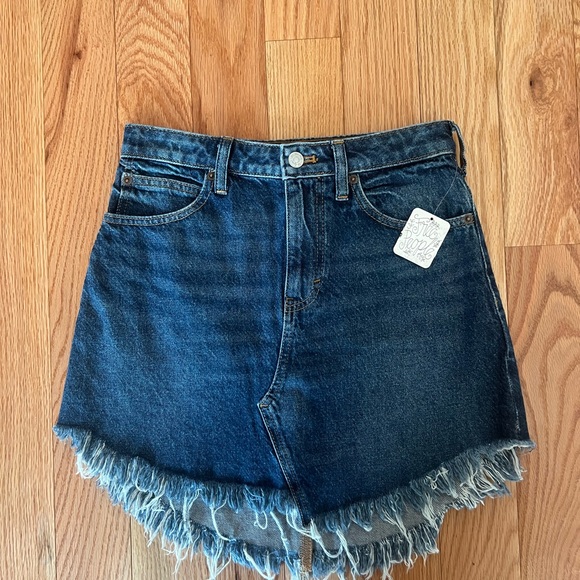 We the free Bailey denim hemmed skirt - Picture 5 of 10